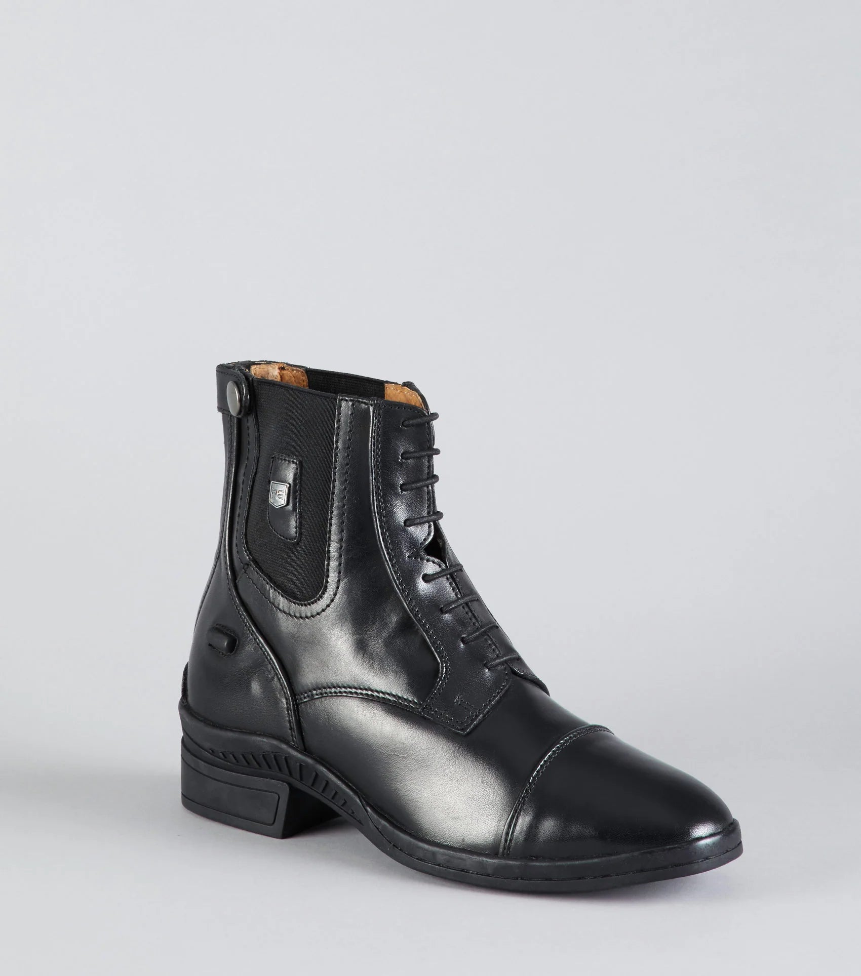 Premier Equine Denver Ladies Leather Riding Boot - Black Paddock Boot Equestrian Footwear