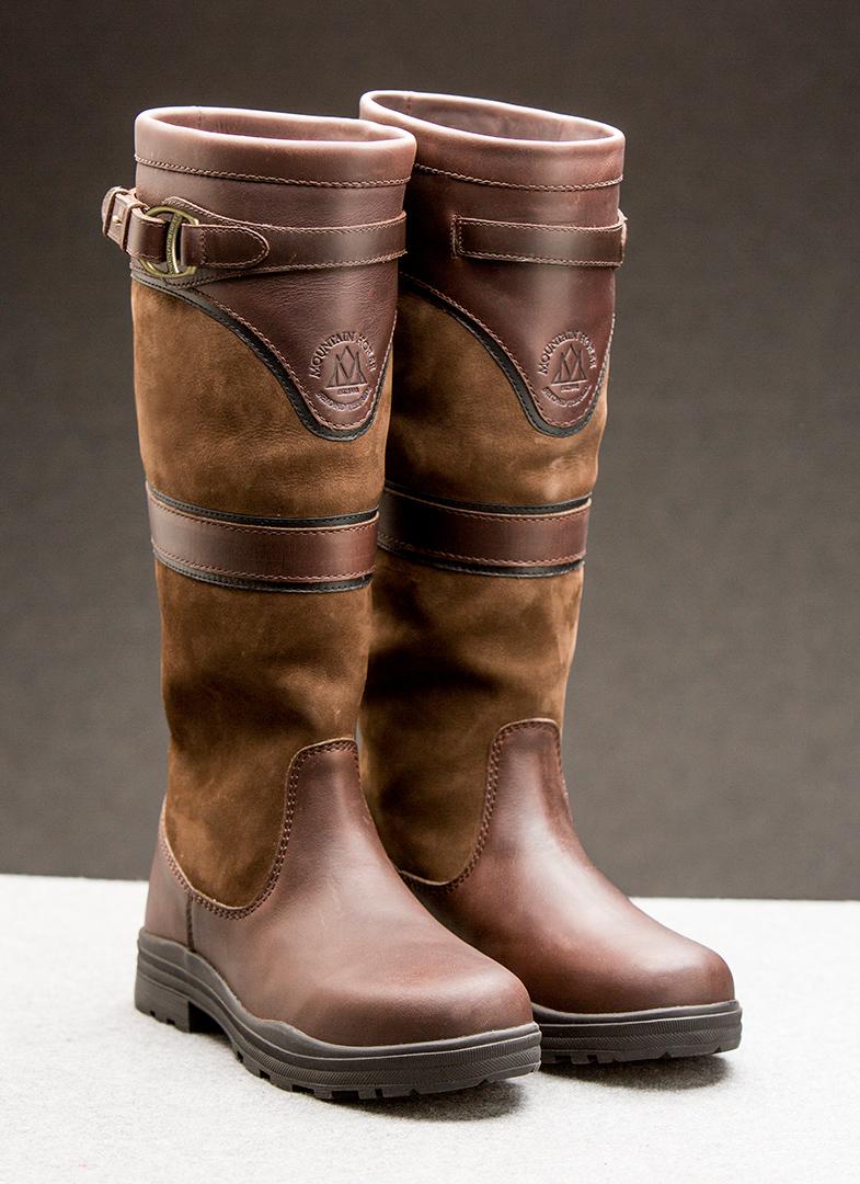 Mountain Horse Devonshire Waterproof Country Boots - Brown Leather Winter Riding Boots