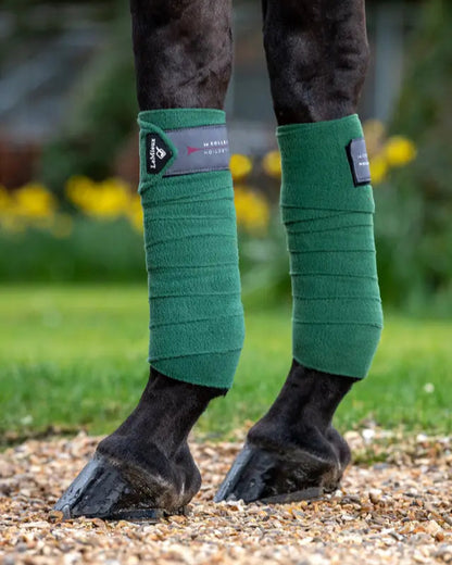 LeMieux Classic Hunter Green Polo Bandages: Horse Leg Protection & Support