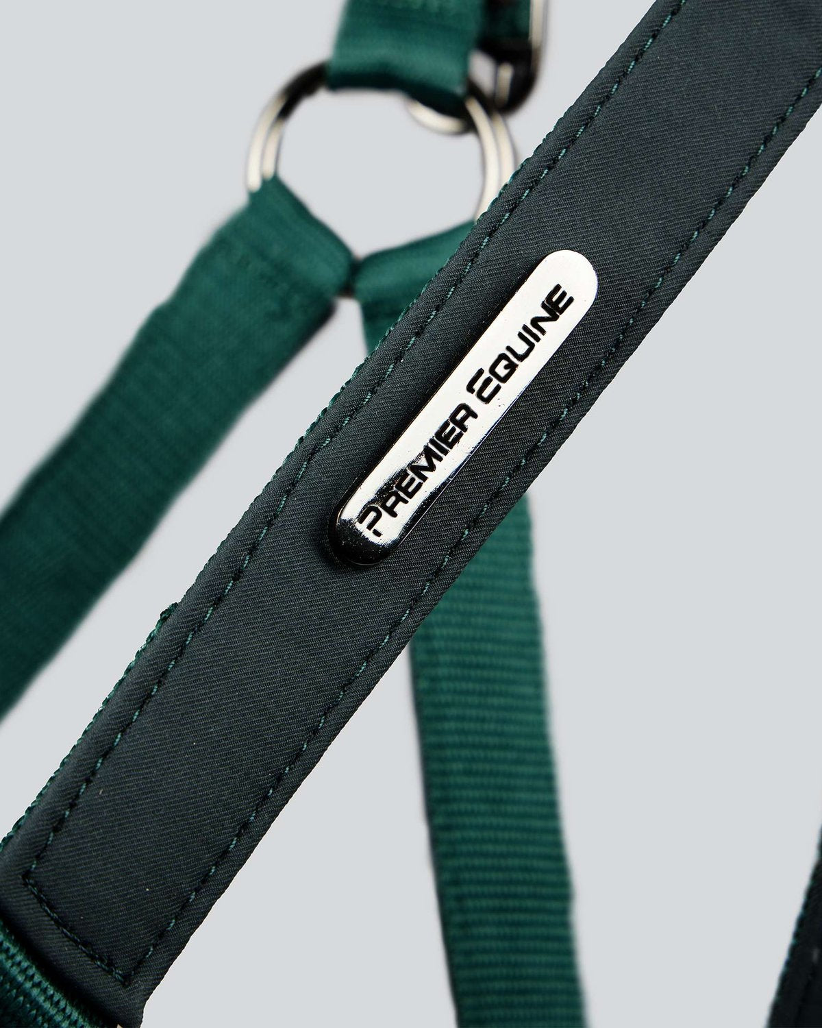 Premier Equine Duco Padded Head Collar with Lead Rope Green