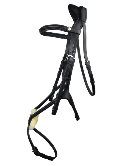 ECORIDER Freedom Grackle Bridle Black Leather - Horse Riding Equipment | Equiflair
