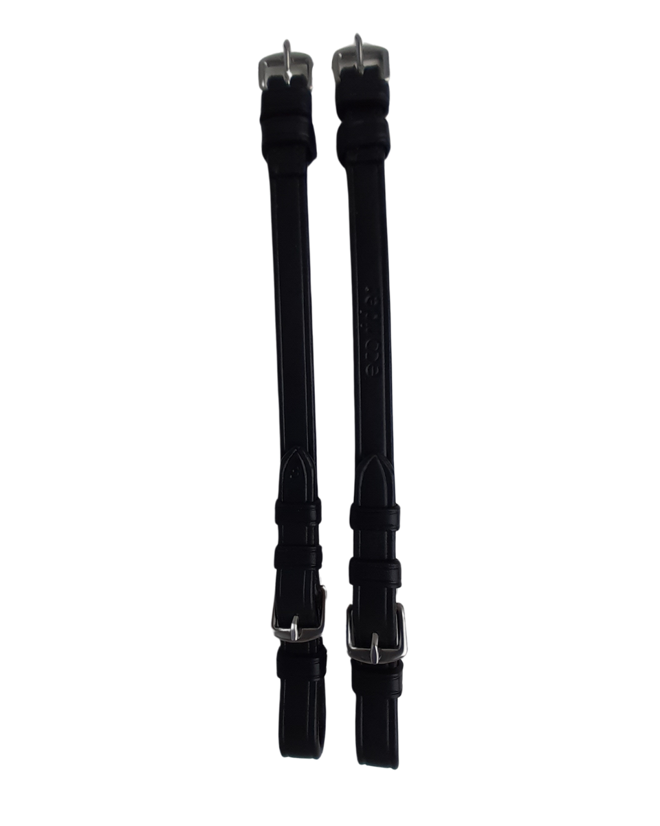 ECORIDER Buckled Cheekpieces Brown Leather - Equiflair Riding Equipment