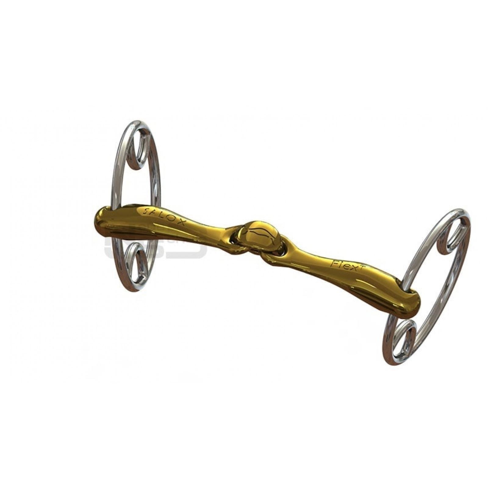Neue Schule Turtle Top Flex Beval Bit | Equiflair Horse Bit | Salox Mouthpiece | Double Jointed Snaffle Bit