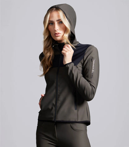Premier Equine Elixir Womens Softshell Jacket Mosswood