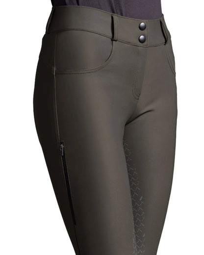 Premier Equine Elixir Women's Gel Full Seat Riding Breeches Mosswood