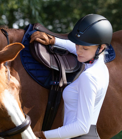PREMIER EQUINE Endeavour Horse Riding Helmet Space Black - Equestrian Safety Gear