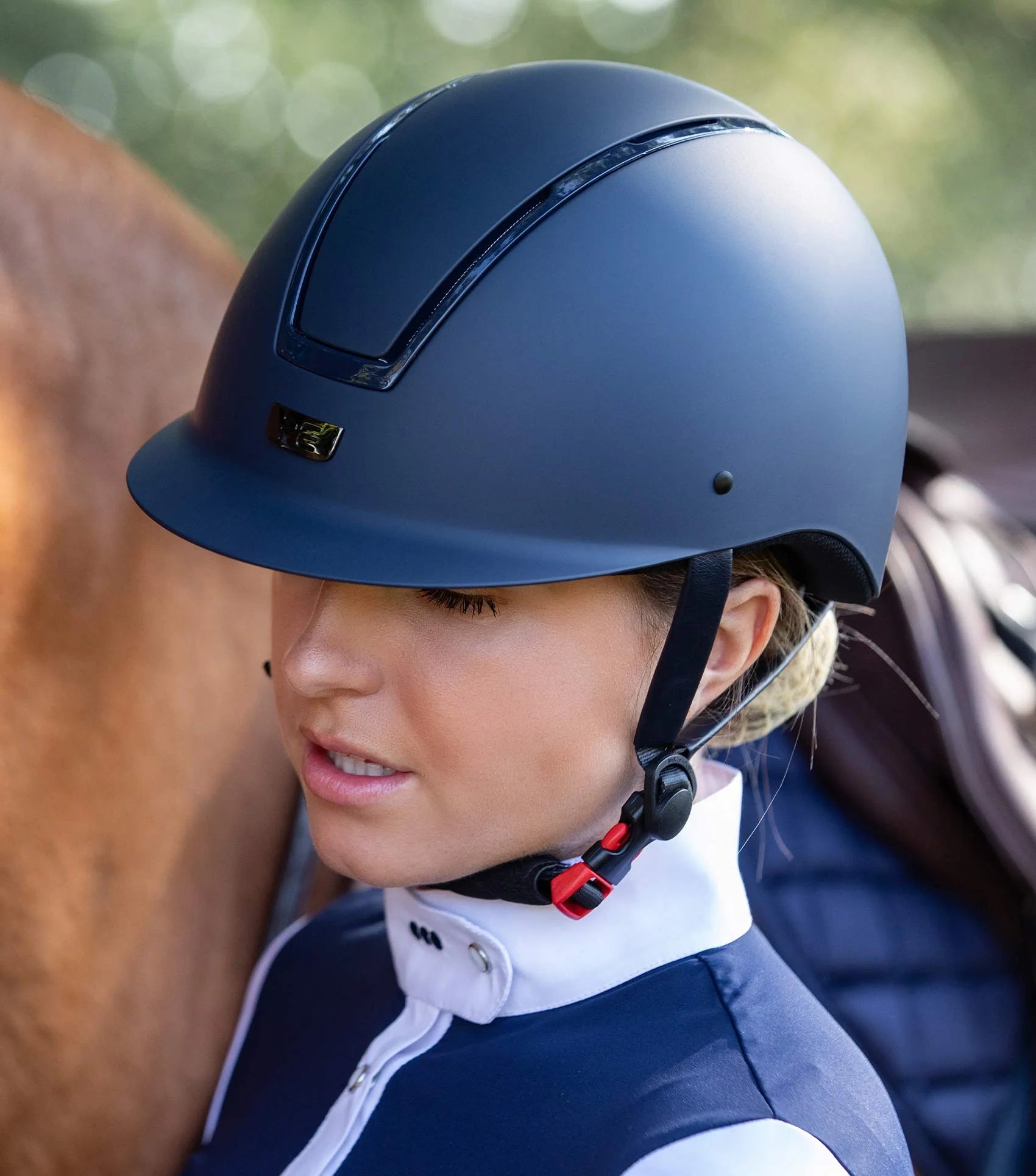 Premier Equine Endeavour Horse Riding Helmet Midnight Navy - Equestrian Safety Gear
