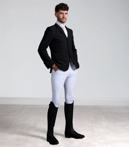 Premier Equine Enzo Men's Competition Jacket in Black - Equestrian Show Apparel