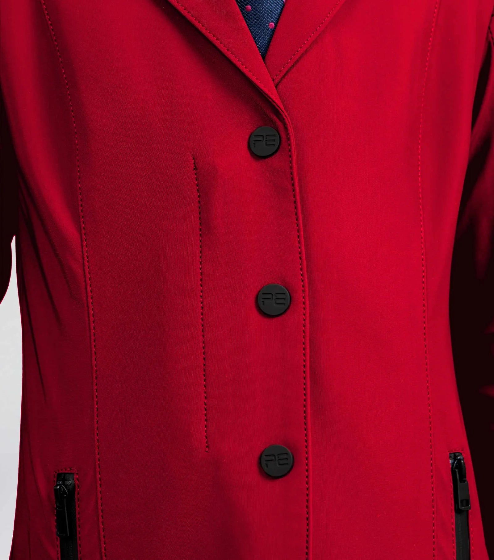 Premier Equine Evinco Girls Competition Jacket London Red