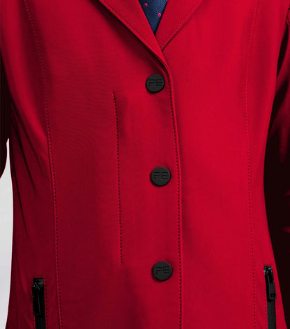 Premier Equine Evinco Girls Competition Jacket London Red
