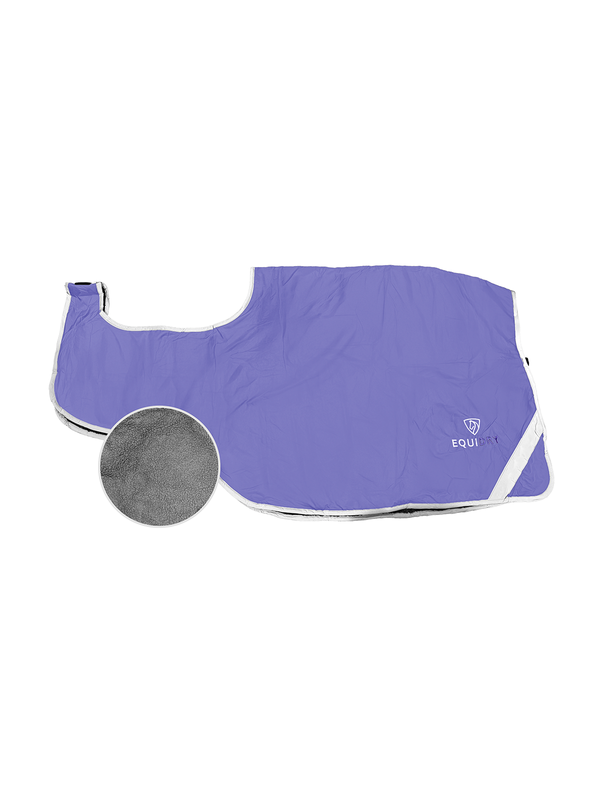 EQUIDRY Waterproof Exercise Sheet Thick Blue Lilac/Grey