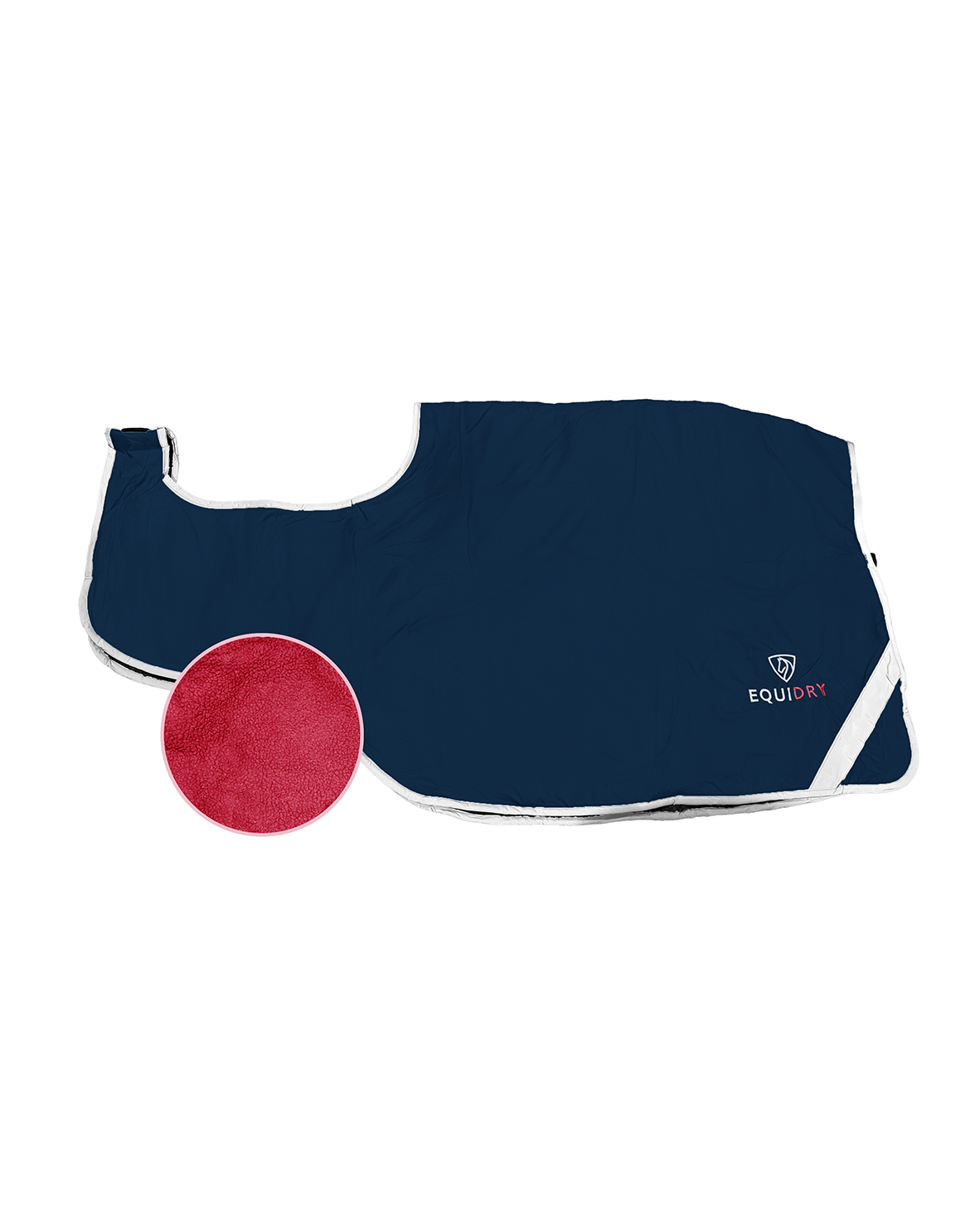 EQUIDRY Waterproof Exercise Sheet Thick Navy/Raspberry