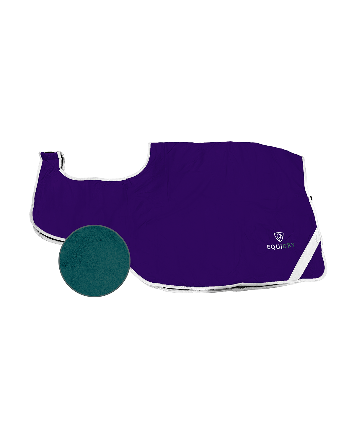 EQUIDRY Waterproof Exercise Sheet Thick Purple/Teal