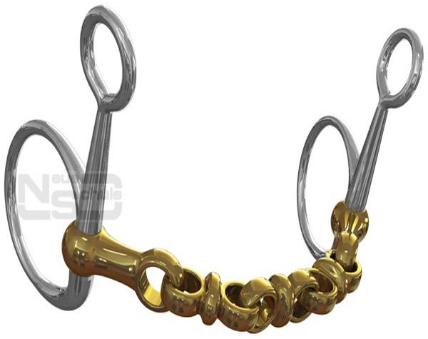 Neue Schule Waterford Baucher Horse Bit | Equestrian Training Bit for Rounder Outline