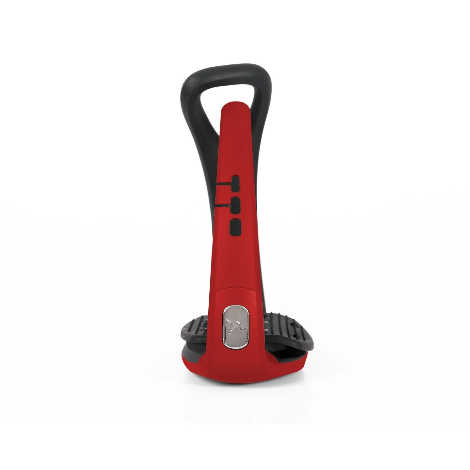FreeJump Soft'Up Pro Stirrups Black/Hot Pepper Red