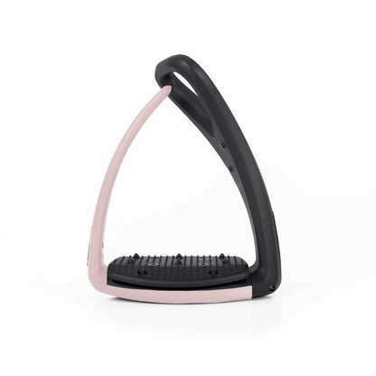 FreeJump Soft'Up Pro Stirrups Black/Powder Pink