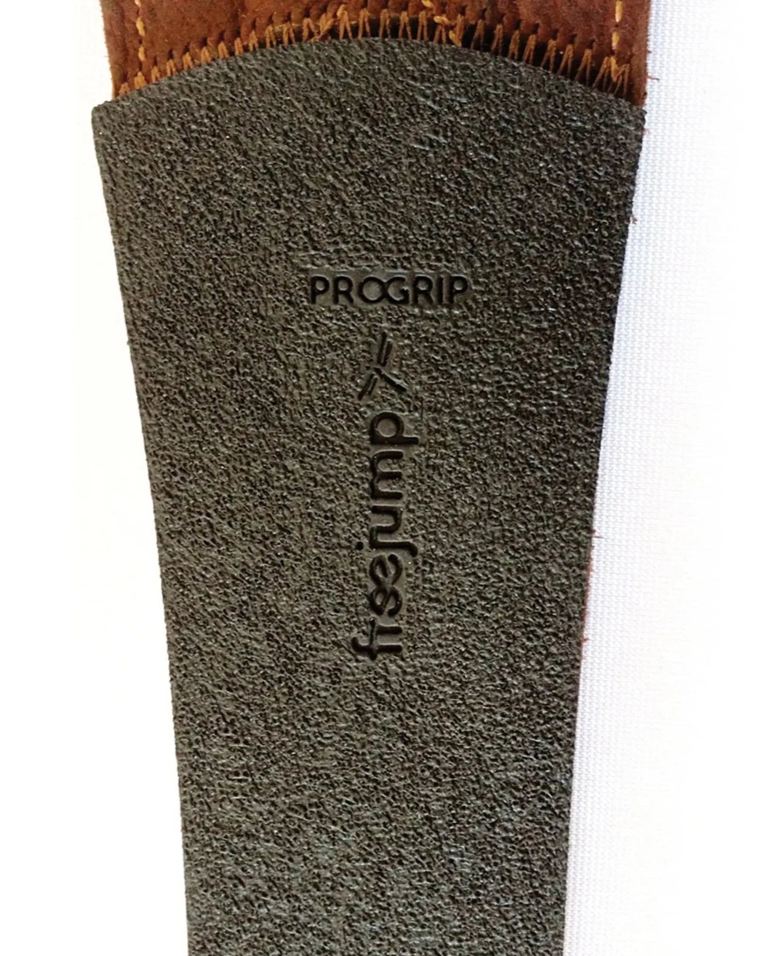 Freejump Pro-Grip Stirrup Leathers Brown: Single Strap Design for Easy Installation with Soft'Up Stirrups - Equiflair Equestrian