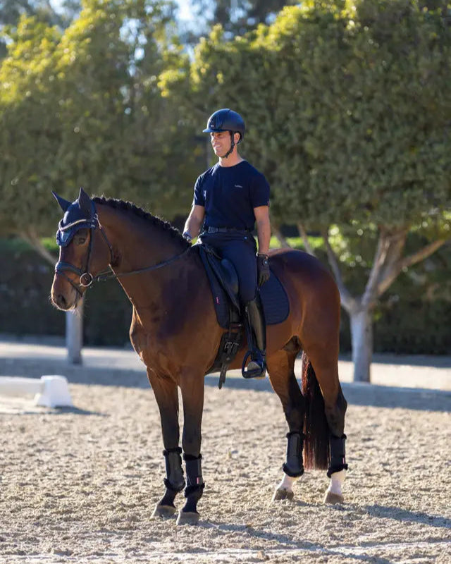 LeMieux Le Cool Grip Dressage Pad Navy