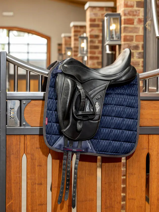 LeMieux Carbon Mesh Dressage Square Navy