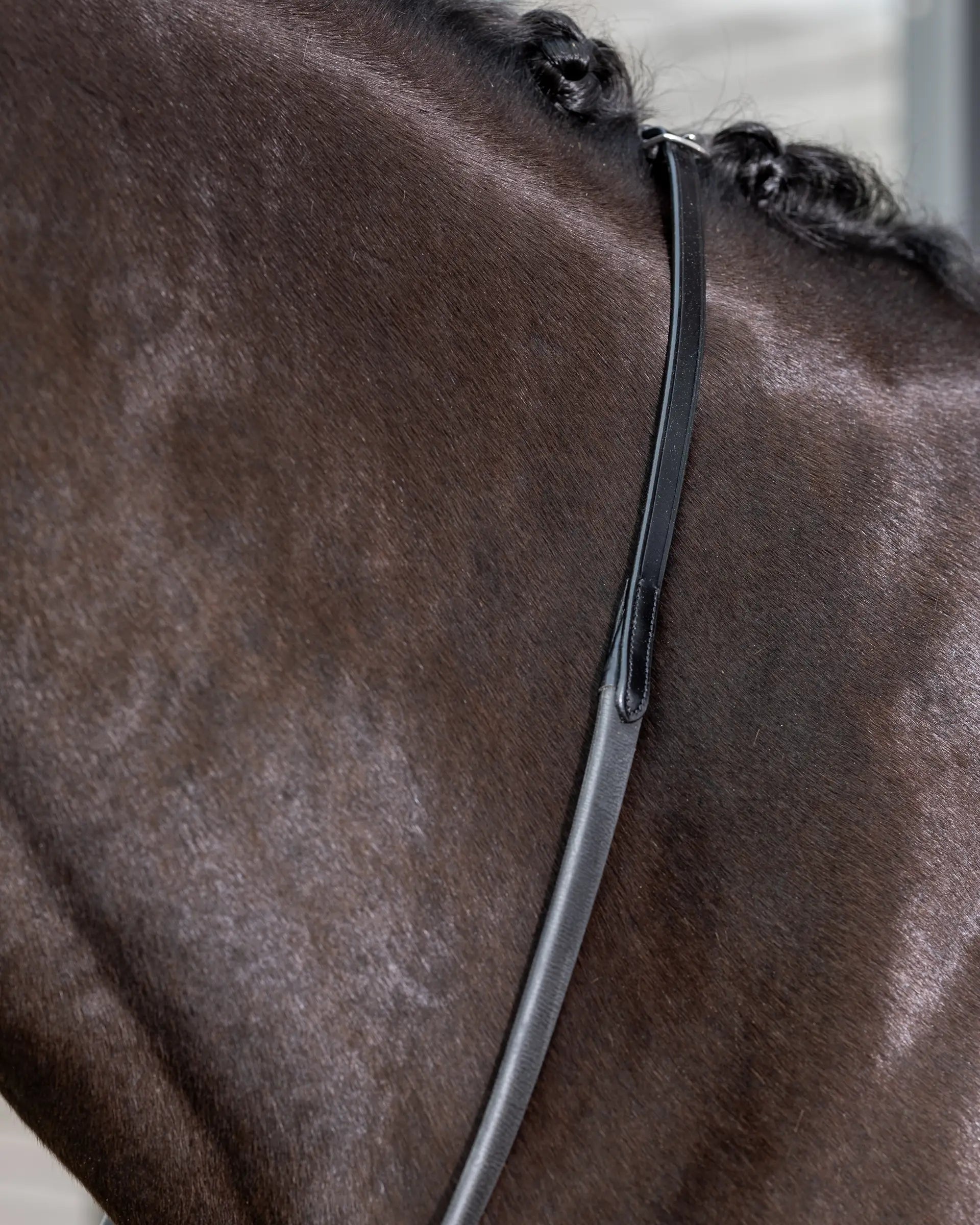 LeMieux Kris Extreme Rubber Reins Black