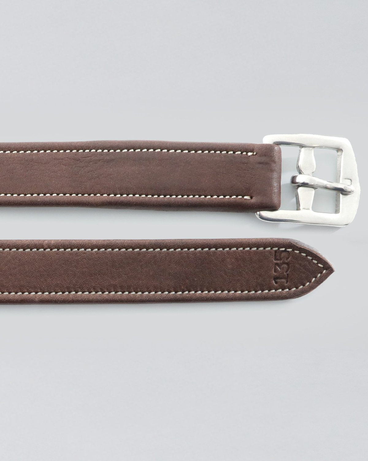 Premier Equine German Aniline Stirrup Leathers Brown