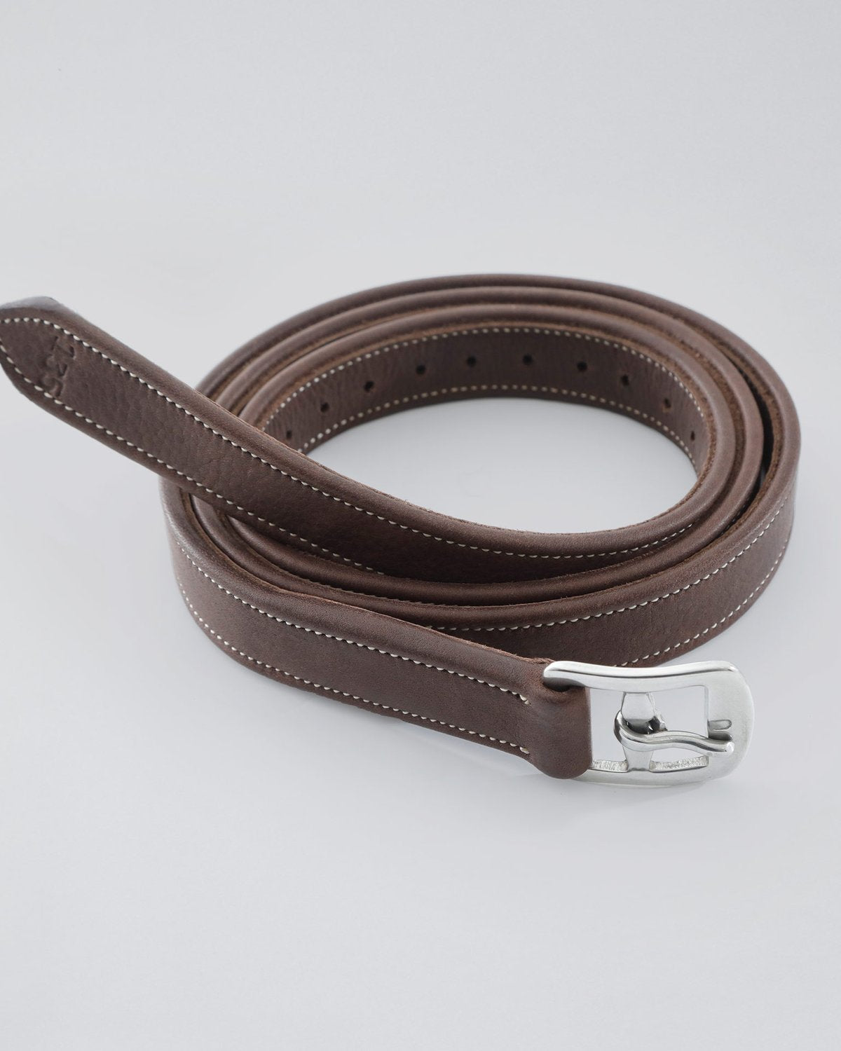 Premier Equine German Aniline Stirrup Leathers Brown