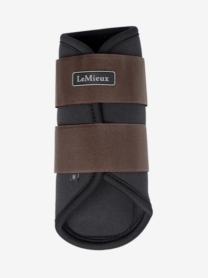 LeMieux Grafter Brown Brushing Boot for Horse Leg Protection - Durable & Breathable Equestrian Gear