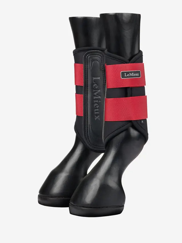 LEMIEUX Grafter Brushing Boot Chilli - Horse Leg Protection, Equestrian Boots by Equiflair