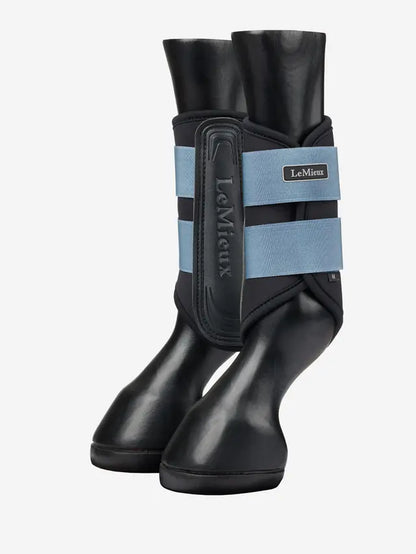 LeMieux Grafter Brushing Boots Ice Blue | Horse Leg Protection, Schooling, Competition & Turnout