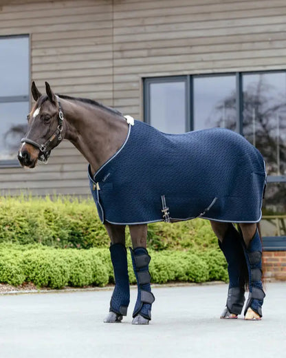LeMieux Kudos 3D Mesh Travel Boots Navy - Equiflair Horse Leg Protection