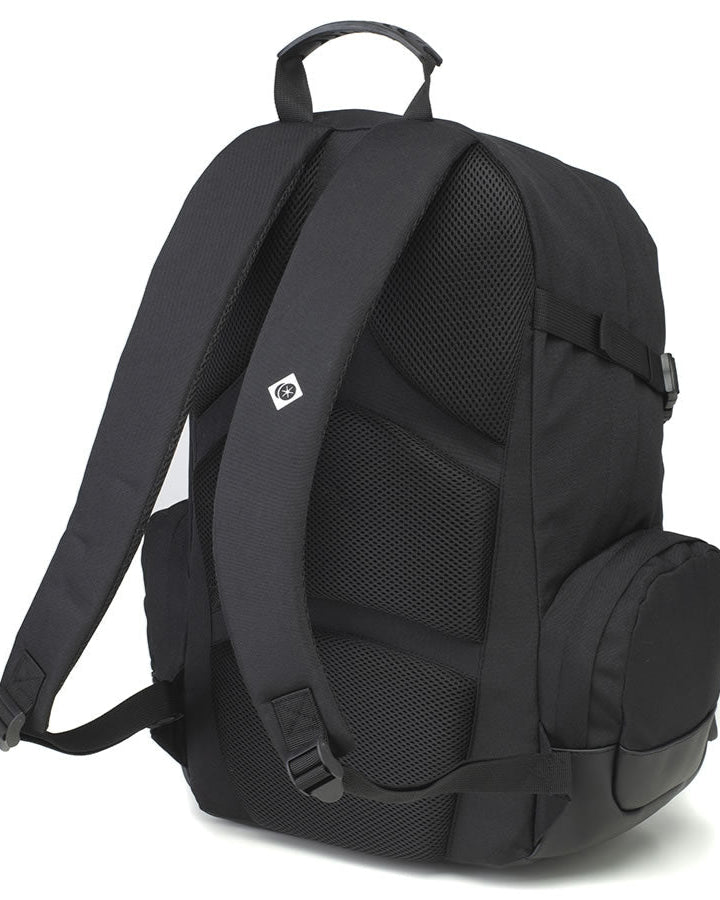 CHARLES OWEN Black Helmet Backpack: Equestrian Riding Bag with Laptop Compartment and Water-Repellent Base