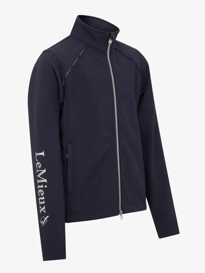 LeMieux Young Rider Elite Navy Soft Shell Jacket - Equestrian Riding Jacket