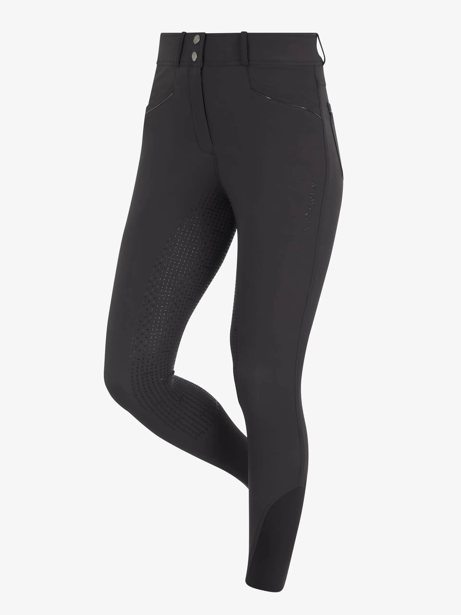LeMieux Freya Pro Breeches Grey - Riding Breeches Equestrian Apparel with Silicone Grip