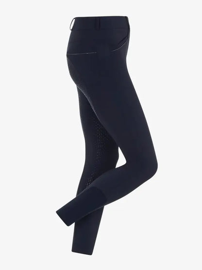 LEMIEUX Freya Pro Breeches Navy: Equestrian Riding Pants with Full Seat Silicone Grip, High Waist, 4-Way Stretch - Shop Equiflair