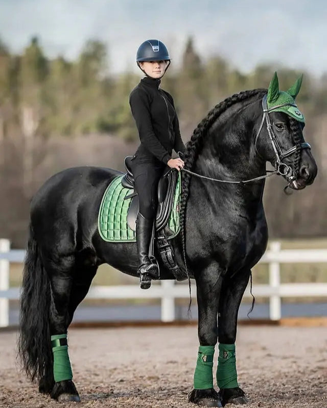LeMieux Loire Classic Dressage Square Hunter Green