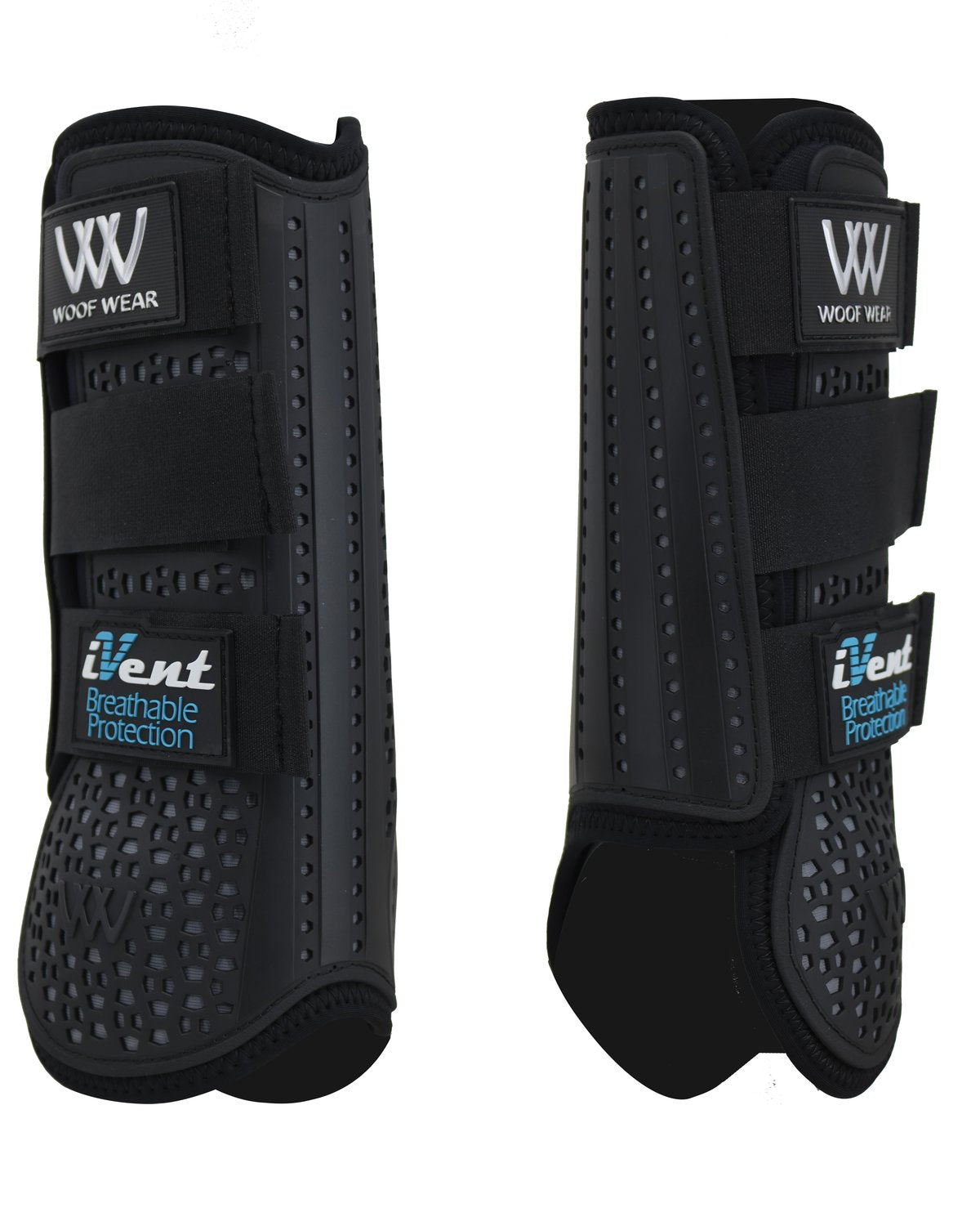 Woof Wear iVent Horse Boots - Black Front Eventing Boots - Breathable Protection for Horses