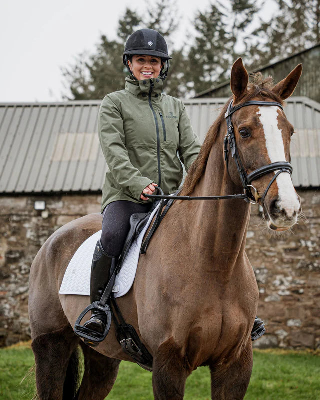 EQUIDRY Iris Warm Waterproof Riding Jacket Women's Green