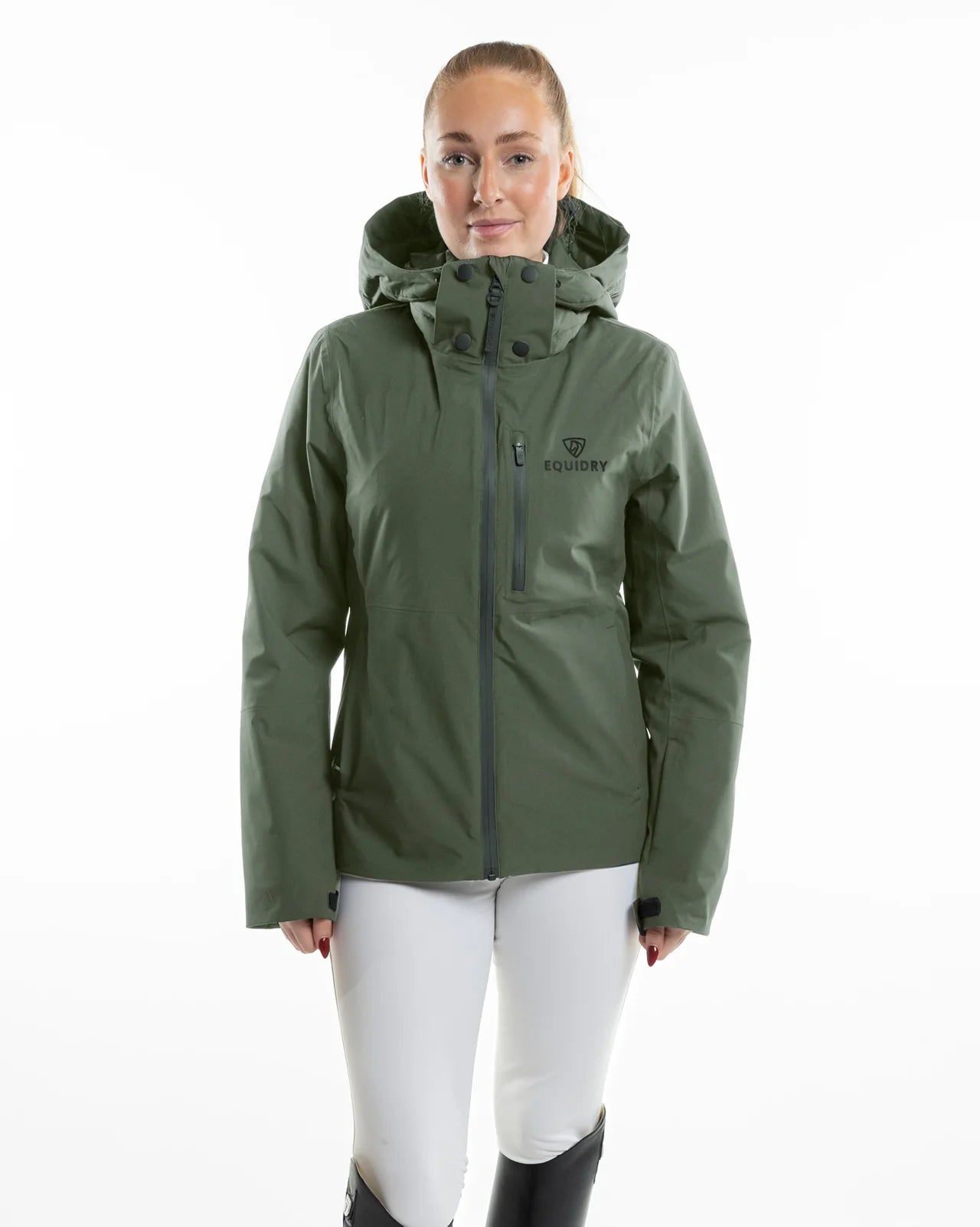 EQUIDRY Iris Warm Waterproof Riding Jacket Women's Green
