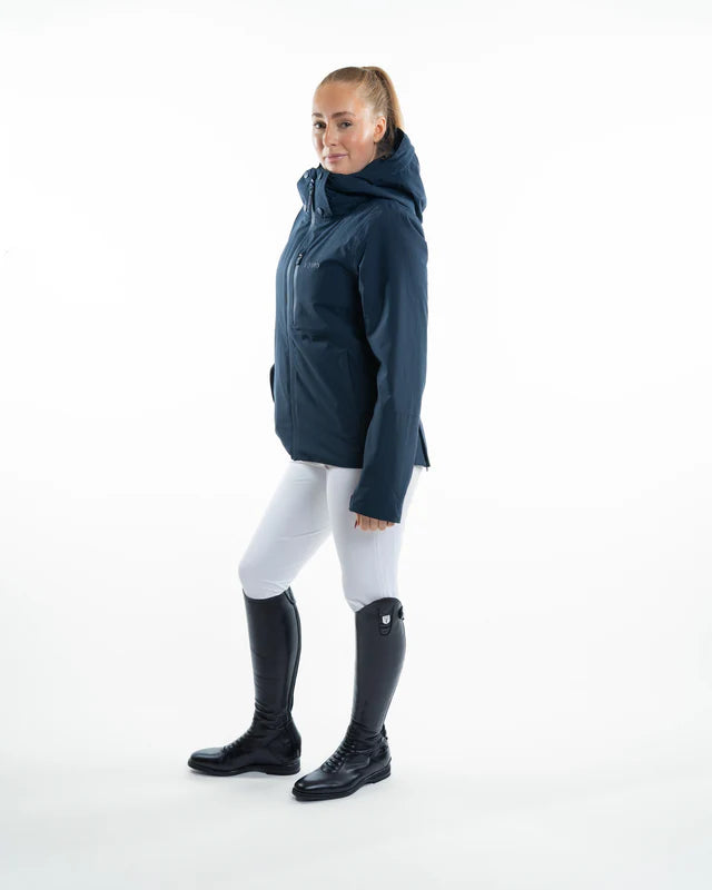 Equidry Iris Waterproof Riding Jacket Women's Navy - Equestrian Apparel, Horse Riding Gear, Waterproof Jacket