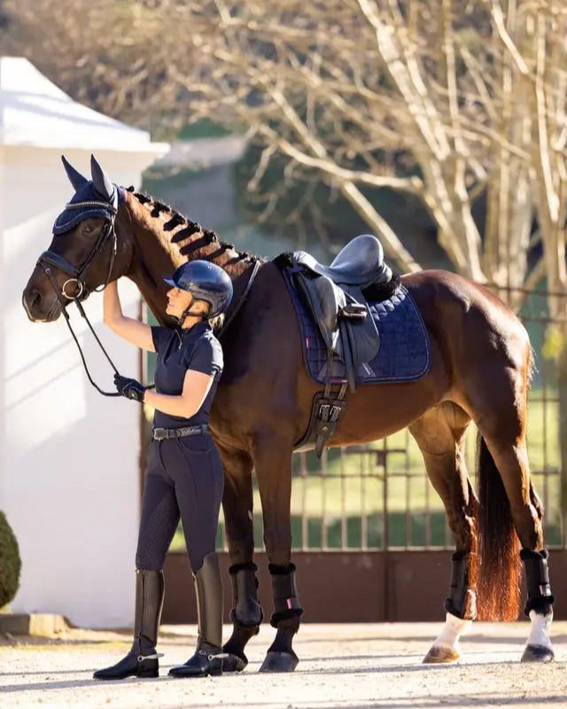LeMieux Diamante Dressage Square Navy