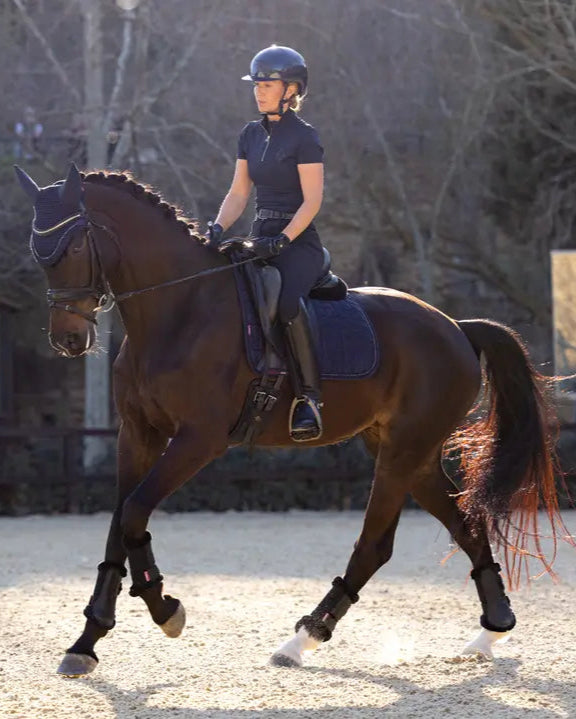 LeMieux Diamante Dressage Square Navy