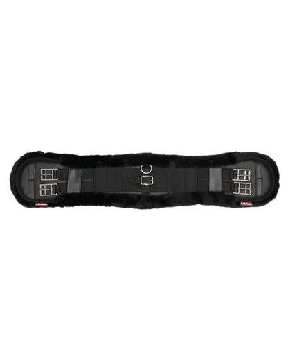 LeMieux Integrated Dressage Girth Black - Faux Fur Lined Horse Girth