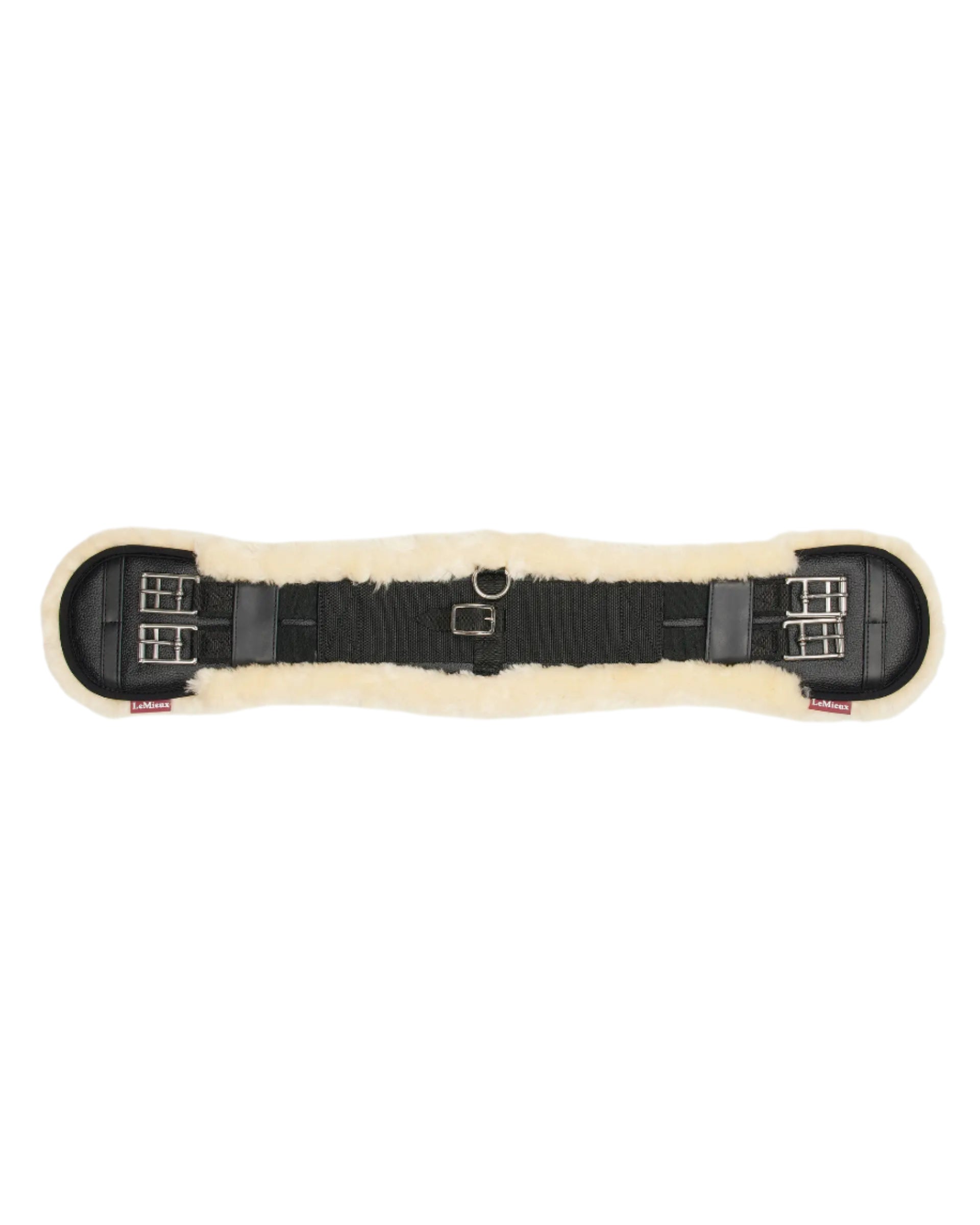 LeMieux Integrated Dressage Girth Black/Natural