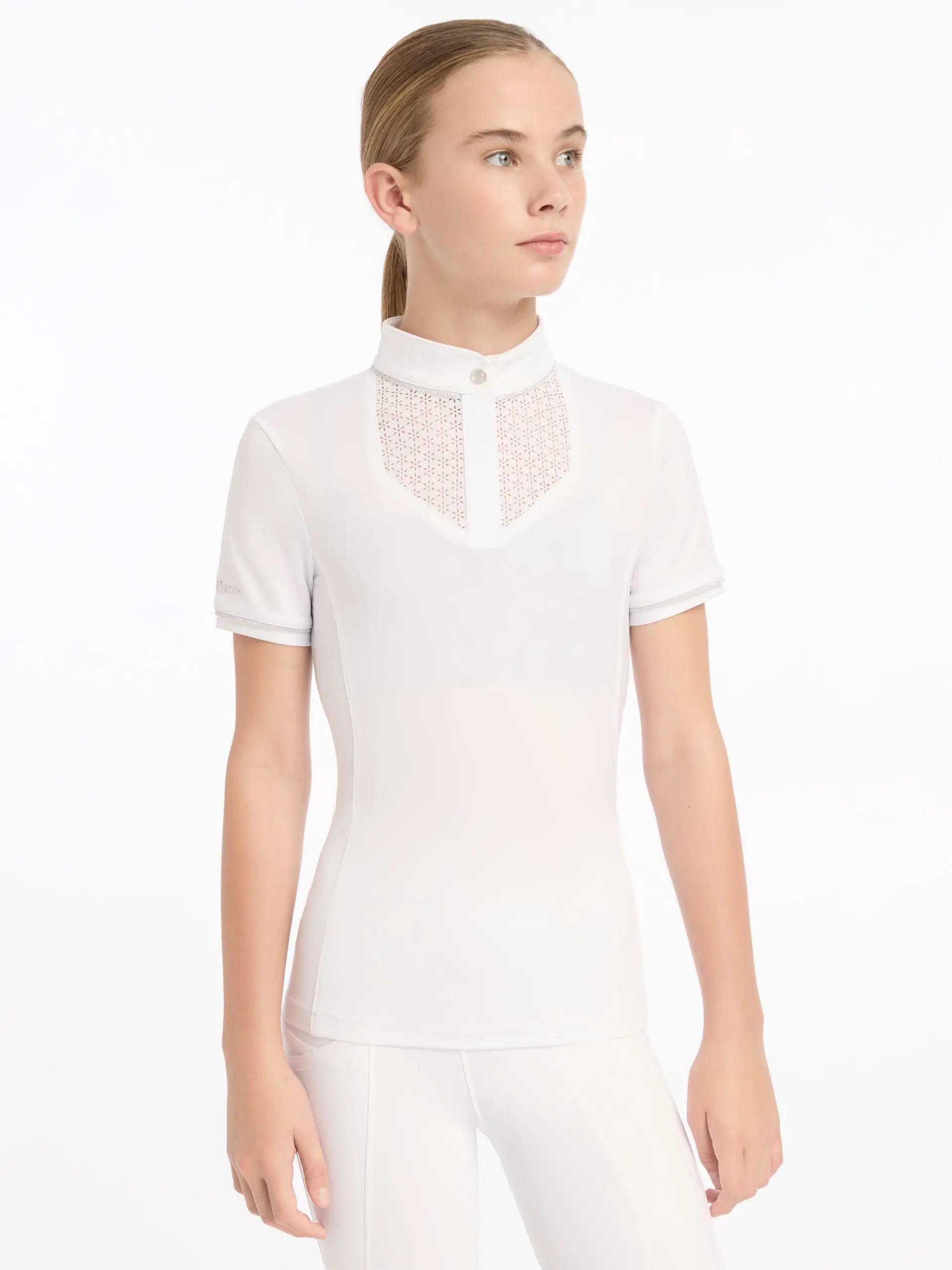 LEMIEUX Young Rider Belle Show Shirt White | Equiflair Saddlery | Equestrian Apparel