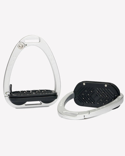 LeMieux Vector Control Stirrups Aluminium: Equestrian safety stirrups, lightweight, competition legal.