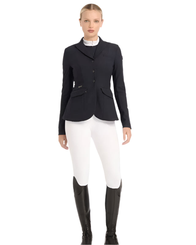 LeMieux Dynamique Navy Show Jacket: Women's Equestrian Competition Apparel by Equiflair Saddlery