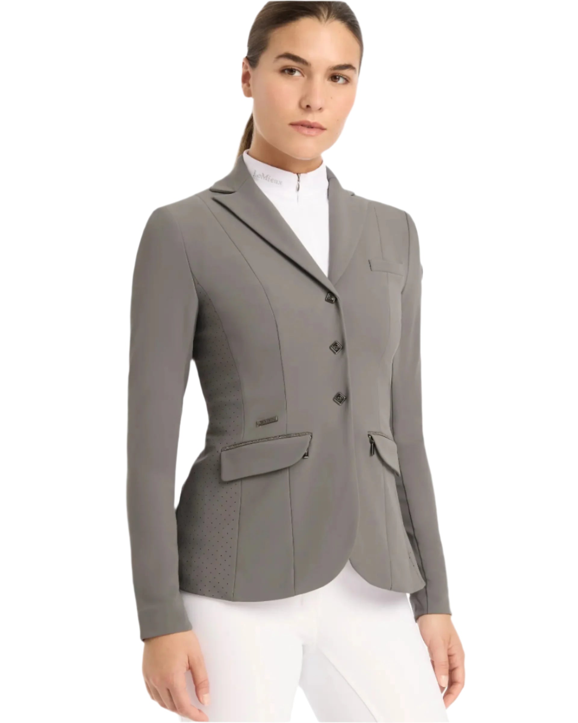 Lemieux Dynamiqué Graphite Show Jacket - Equestrian Competition Attire - Equiflair