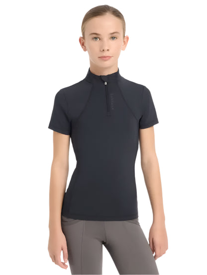 LEMIEUX Young Rider Short Sleeve Base Layer Indigo - Performance Equestrian Apparel