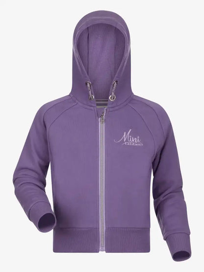 Lemieux Mini Lily Hoodie Iris - Purple Kids Equestrian Zip-Up Sweatshirt for Young Riders | Cozy & Warm Children's Riding Apparel