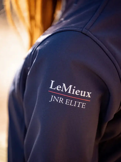 LeMieux Young Rider Elite Soft Shell Jacket Navy - Equiflair Equestrian Apparel